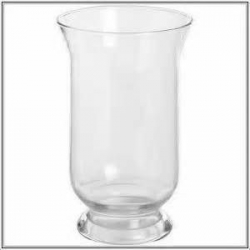 vase clear glass hurricane